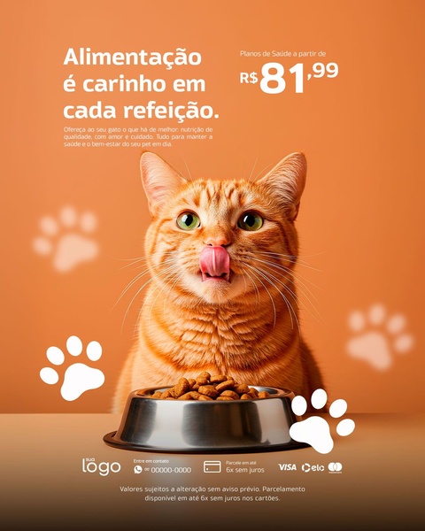 A high-conversion pet food ad using a warm color palette, emotional headline, and a clear price-point offer to drive immediate action.